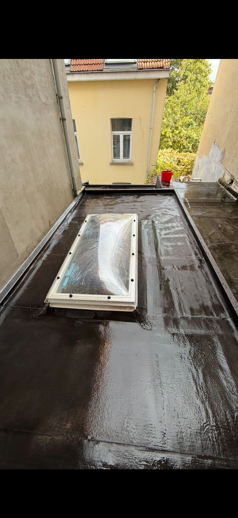 Nouvelle coupole sur membrane Derbigum — après intervention